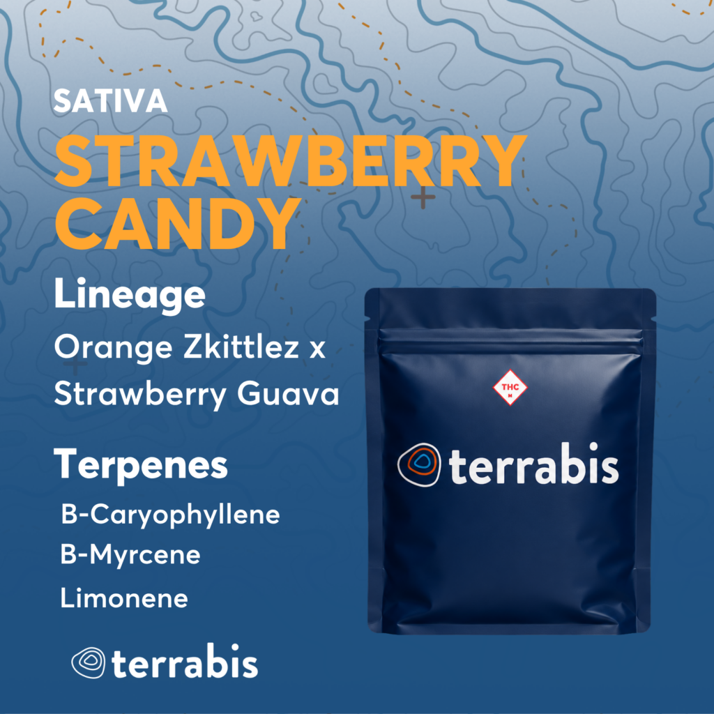 Terrabis Sativa Flower Strawberry Candy